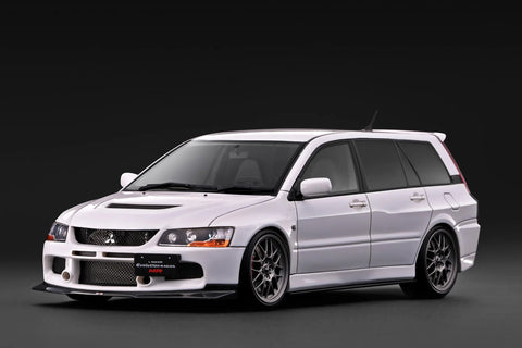 Ignition Model 1/18 Mitsubishi Lancer Evolution Wagon MR (CT9W) White - GT Hobby Store