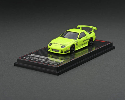 Ignition Model 1/64 Mazda RX-7 (FC3S) Re-Amemiya Yellow Green - GT Hobby Store