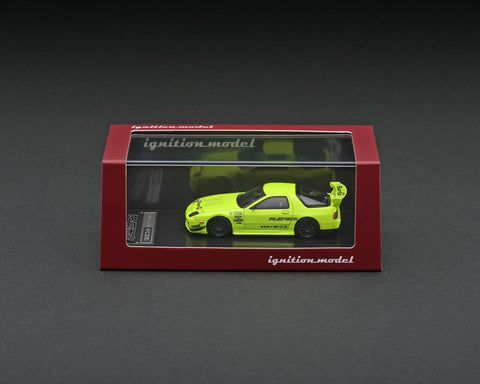 Ignition Model 1/64 Mazda RX-7 (FC3S) Re-Amemiya Yellow Green - GT Hobby Store