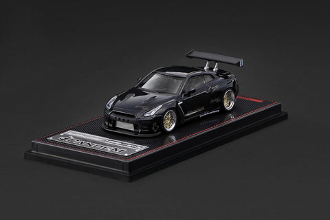 Ignition Model 1/64 PANDEM R35 GT-R Black Metallic - GT Hobby Store