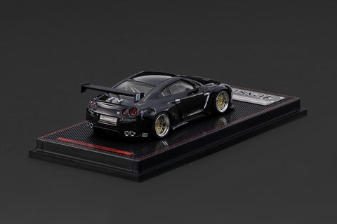 Ignition Model 1/64 PANDEM R35 GT-R Black Metallic - GT Hobby Store