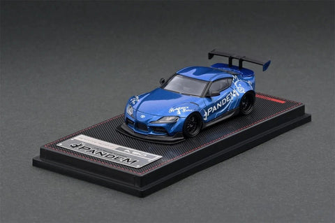 Ignition Model 1/64 Pandem Supra (A90) Blue Metallic - GT Hobby Store