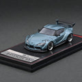 Ignition Model 1/64 Pandem Supra (A90) Matte Blue Gray - GT Hobby Store
