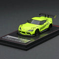 Ignition Model 1/64 Pandem Supra (A90) Yellow Green - GT Hobby Store