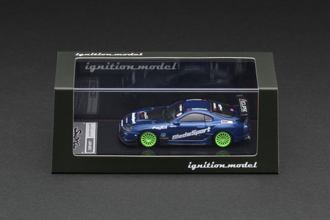 Ignition Model 1/64 Toyota Supra (JZA80) RZ Blue Metallic - GT Hobby Store