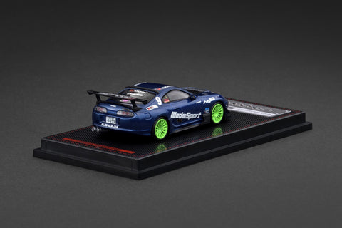 Ignition Model 1/64 Toyota Supra (JZA80) RZ Blue Metallic - GT Hobby Store