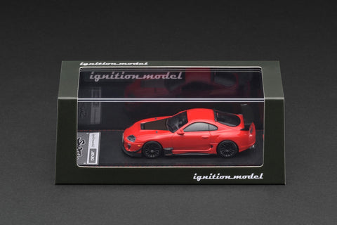 Ignition Model 1/64 Toyota Supra (JZA80) RZ Red - GT Hobby Store