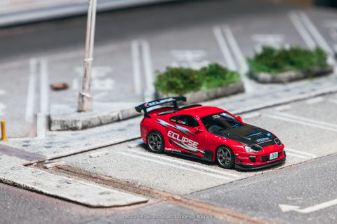 Ignition Model x Tarmac Works 1/64 Toyota Supra (JZA80) RZ Red - GT Hobby Store