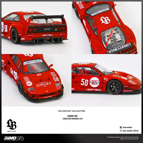 (INCOMING) Inno64 1/64 LBWK F40 Collet - GT Hobby Store