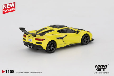 (INCOMING) Mini GT 1/64 Chevrolet Corvette ZR1- Accelerate Yellow - GT Hobby Store