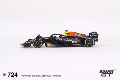 (INCOMING) Mini GT 1/64 Oracle Red Bull Racing RB19 #1 Max Verstappen F1 2023 Bahrain GP Winner - GT Hobby Store