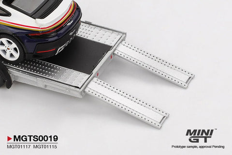 (INCOMING) Mini GT 1/64 Porsche 911 Dakar 718 / Volkswagen ID. Buzz Porsche Centrum Gelderland Roughroads Set - GT Hobby Store
