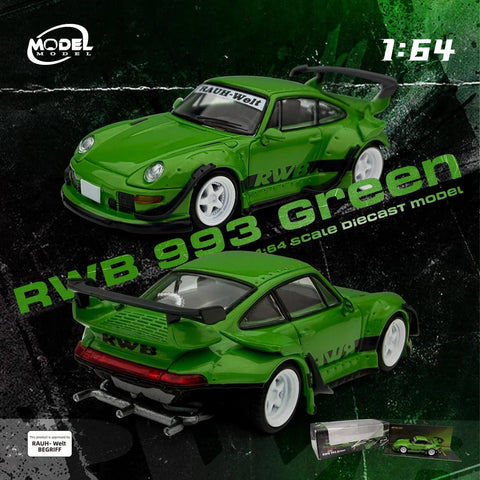 (INCOMING) Modelmodel 1/64 RWB 993 Green - GT Hobby Store