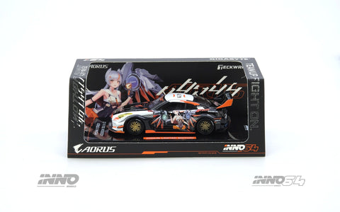 Inno64 1/64 GT-R R35 Widebody Aorus X Inno64 Limited Edition - GT Hobby Store