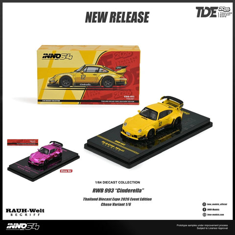 Inno64 1/64 RWB993 Cinderella TDE 2026 - GT Hobby Store