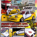 Inno64 1/64 Toyota Sprinter Trueno AE86 Brunei Diecast Kustom Show 2024 - GT Hobby Store