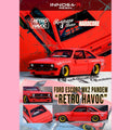 Inno64R 1/64 Resin Ford Escort MK2 Pandem "Emotion" Retro Havoc Red - GT Hobby Store