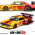 Kaido House x Mini GT 1/64 Chevrolet Camaro Kaido Racing Team V1- Red with Yellow Two-Tone - GT Hobby Store