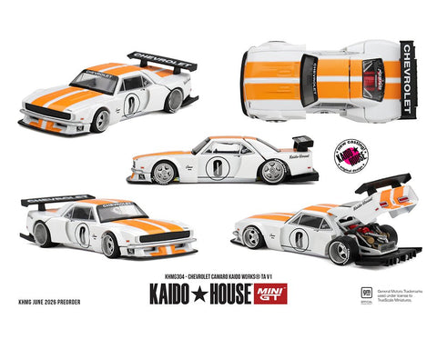 Kaido House x Mini GT 1:64 Chevrolet Camaro KAIDO WORKS TA V1 – Limited Edition - GT Hobby Store