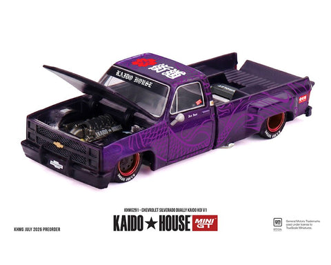 Kaido House x Mini GT 1:64 Chevrolet Silverado Dually KAIDO Koi V1 - GT Hobby Store