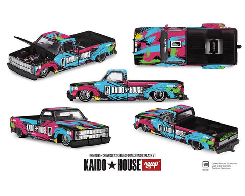 Kaido House x Mini GT 1:64 Chevrolet Silverado Dually Kaido Splash V1 - Limited Edition - GT Hobby Store
