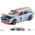 Kaido House x Mini GT 1:64 Datsun KAIDO 510 GULF Wagon V1 – Limited Edition - GT Hobby Store