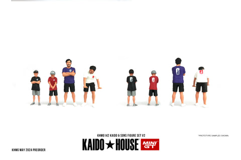 Kaido House x Mini GT 1:64 Kaido & Sons Figure Set V2 - GT Hobby Store