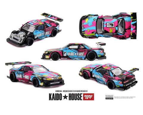 Kaido House x Mini GT 1:64 Nissan Silvia S13 - R Kaido Splash V1 - GT Hobby Store
