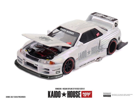 Kaido House x Mini GT 1:64 Nissan Skyline GT-R (R32) SERI V1 - GT Hobby Store