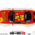 Kaido House x Mini GT 1/64 Nissan Skyline GT-R (R33) Kaido Stock Car V1 – White w/ Red Two-tone - GT Hobby Store