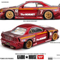 Kaido House x Mini GT 1/64 Nissan Skyline GT-R (R34) TAMIYA x KAIDO HOUSE “The Hornet” V2 – M. Red Carbon - GT Hobby Store
