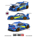 Kaido House x Mini GT 1/64 Subaru Impreza WRX STI KAIDO WORKS V1 – Blue - GT Hobby Store