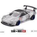 Kaido House x Mini GT Honda NSX Kaido Test Car Spec V2 – Silver w/ Carbon - GT Hobby Store