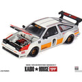 Kaido House x Mini GT Toyota AE86 Sprinter Trueno Kaido Racing Dev V1 – White - GT Hobby Store