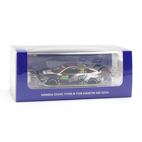 Kilo X Pop Race 1/64 Honda Civic Type R TCR Martin Xie Xinzhe Ctcc 2024 With Figure - GT Hobby Store