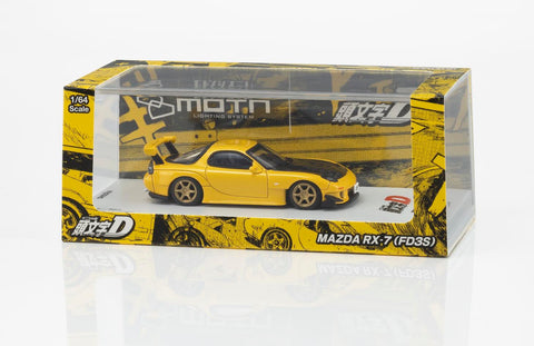 Kyosho 1/64 Initial D / Mazda RX-7 (FD3S) w/ LED - GT Hobby Store
