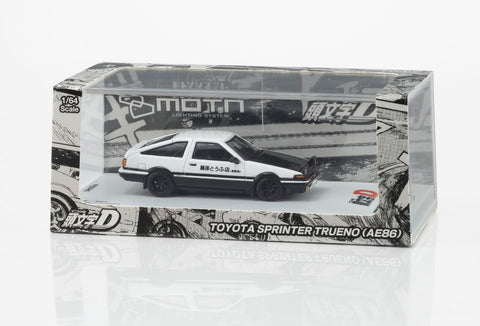 Kyosho 1/64 Initial D / Toyota Sprinter Trueno (AE86) w/ LED - GT Hobby Store
