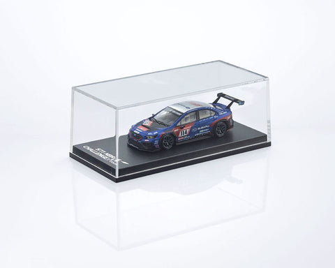 Kyosho 1:64 Minicar Book Edition Subaru WRX NBR2023 with MOTN LED Base Compatible – Blue - GT Hobby Store