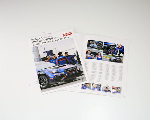 Kyosho 1:64 Minicar Book Edition Subaru WRX NBR2024 with MOTN LED Base Compatible – Blue - GT Hobby Store