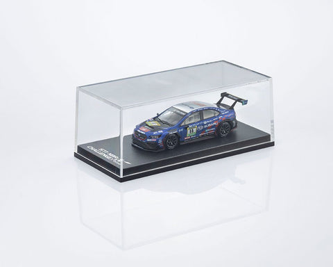 Kyosho 1:64 Minicar Book Edition Subaru WRX NBR2024 with MOTN LED Base Compatible – Blue - GT Hobby Store