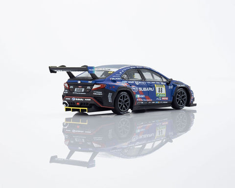 Kyosho 1:64 Minicar Book Edition Subaru WRX NBR2024 with MOTN LED Base Compatible – Blue - GT Hobby Store