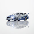 Kyosho 1/64 Nissan Skyline GT-R (R34) Fast & Furious with LED - GT Hobby Store