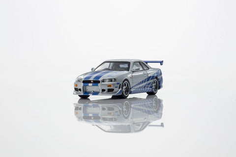 Kyosho 1/64 Nissan Skyline GT-R (R34) Fast & Furious with LED - GT Hobby Store