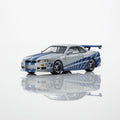 Kyosho 1/64 Nissan Skyline GT-R (R34) Fast & Furious with LED - GT Hobby Store