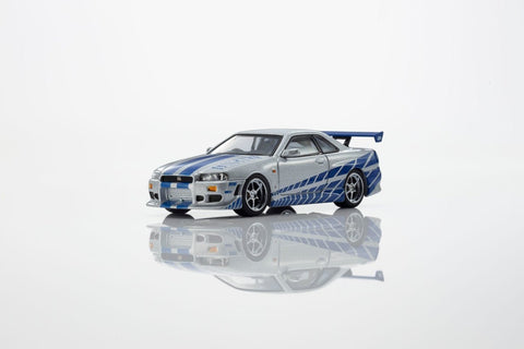 Kyosho 1/64 Nissan Skyline GT-R (R34) Fast & Furious with LED - GT Hobby Store