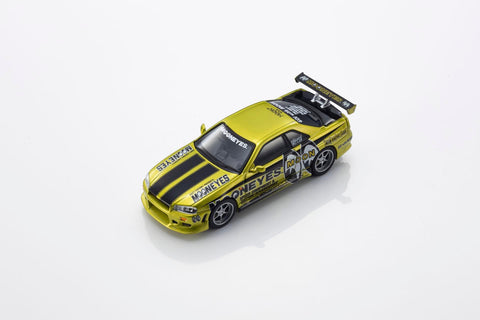 Kyosho 1/64 Nissan Skyline GT-R (R34) MOONEYES(1) with LED - GT Hobby Store