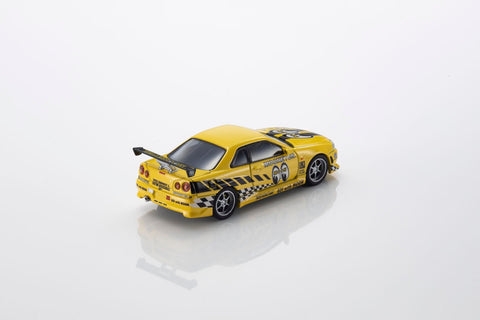 Kyosho 1/64 Nissan Skyline GT-R (R34) MOONEYES(2) with LED - GT Hobby Store