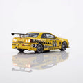 Kyosho 1/64 Nissan Skyline GT-R (R34) MOONEYES(2) with LED - GT Hobby Store