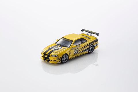 Kyosho 1/64 Nissan Skyline GT-R (R34) MOONEYES(2) with LED - GT Hobby Store