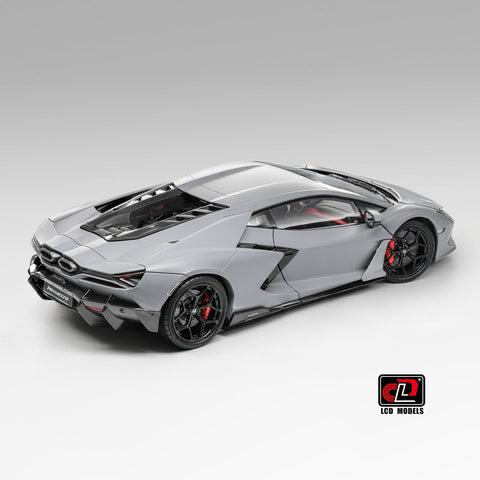 LCD 1/18 Lamborghini Revuelto - Matte Gray - GT Hobby Store
